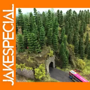80pcs Green Trees for HO OO Scale Models
