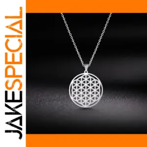 Flower of Life Pendant Necklace for Women