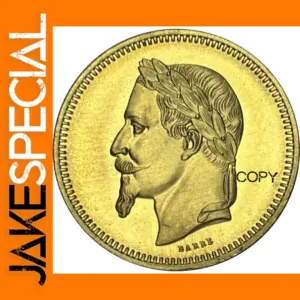 Napoleon III 1867 Commemorative Replica Coin