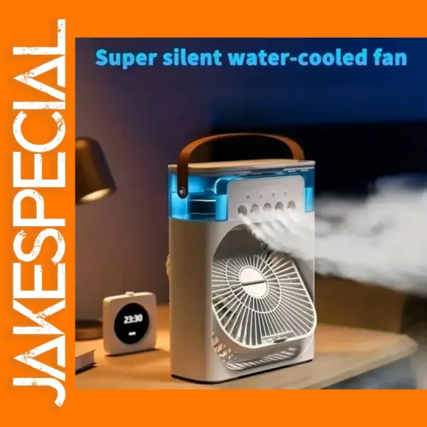 Portable USB Desktop Humidifier Fan with Timer