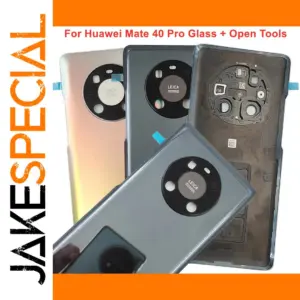 Huawei Mate 40 Pro Glass Back Cover with Logo