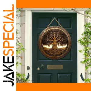 Rustic Wooden Tree of Life Wall Sign