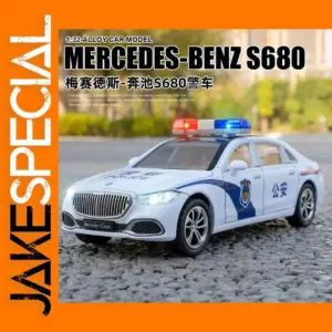 1:32 Mercedes-Benz S680 Police Diecast Model