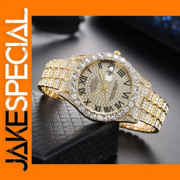 Luxury Men's Stainless Steel Quartz Watch