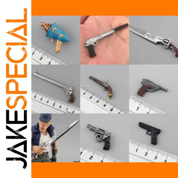 1/12 Scale M1911 Desert Pistol Model for Action Figures