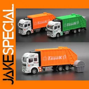1:32 Diecast Simulation Garbage Truck Model