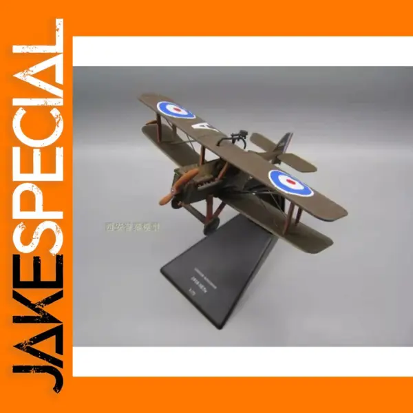 1/72 Scale British SE5a Diecast Biplane Model