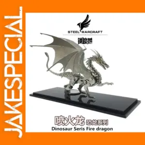 Fire-Breathing Dragon 3D Metal Puzzle Kit
