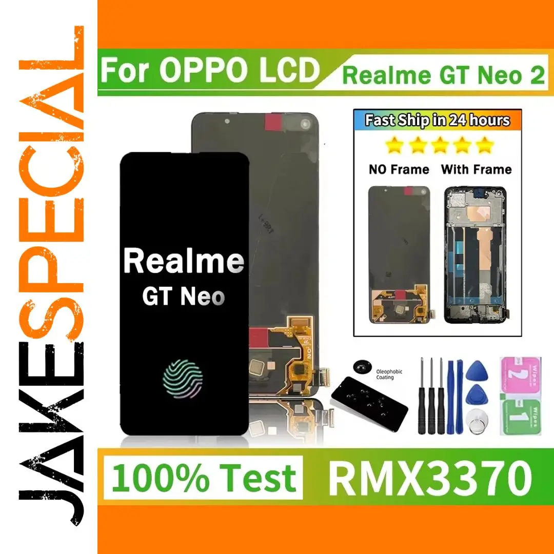 6.62 inches AMOLED LCD Replacement for Realme GT Neo 2 1 6.62 inches AMOLED LCD Replacement for Realme GT Neo 2