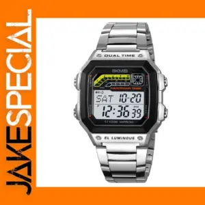 Men's Waterproof Digital Sports Countdown Watch