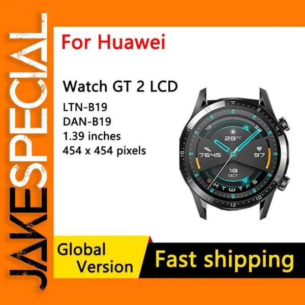 OLED Replacement Screen for Huawei Watch GT2 GT 2 Dan-B19 LTN-B19