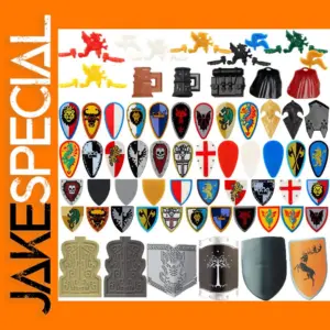 Medieval Knight Building Block Figure Set