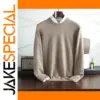 Men's 100% Cashmere Round Neck Sweater