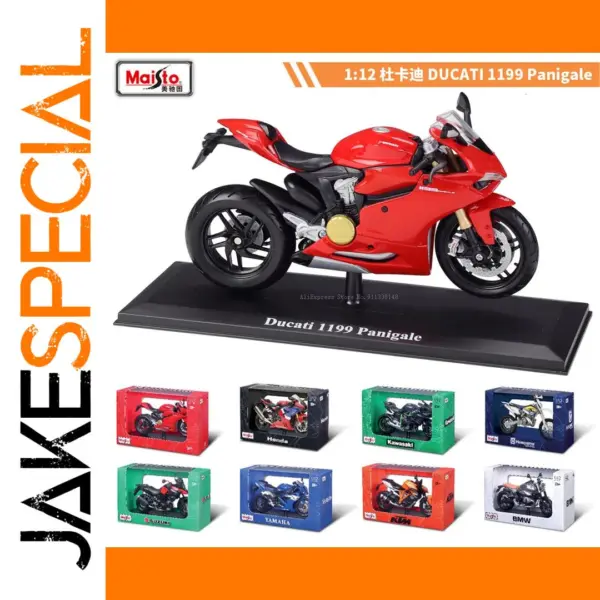 Maisto 1:12 Ducati 1199 Motorcycle Model
