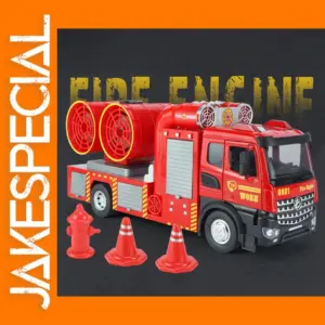 1:18 Red Diecast Fire Engine Model Toy