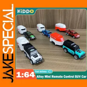 1:64 Alloy Remote Control Car with Trailer