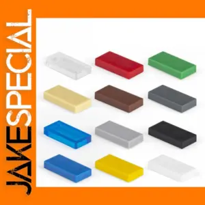 50pcs 1x2 Building Blocks Tiles for Kids