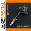 Spear of Leonidas Metal Keychain Model 16cm