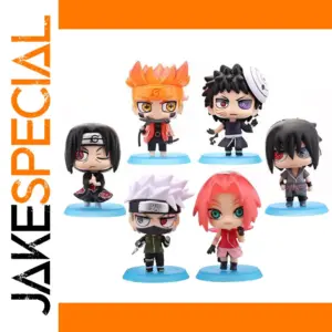 6pcs Naruto Action Figures Toy Set