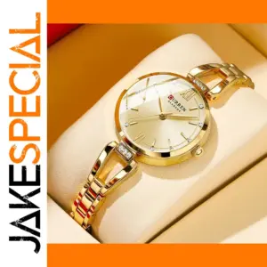 CURREN Women's Elegant Quartz Watch Stainless Steel
