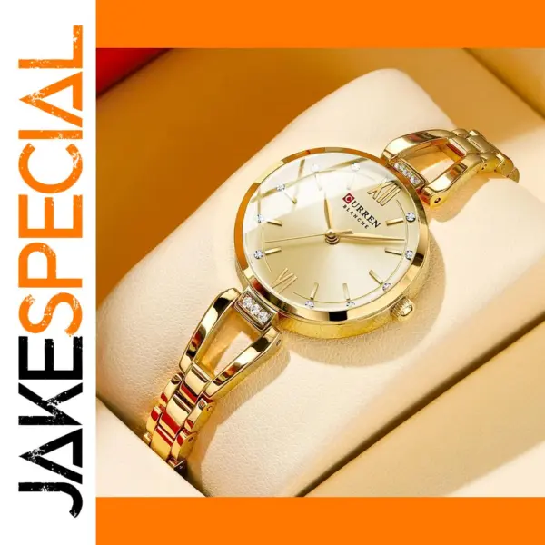 CURREN Women's Elegant Quartz Watch Stainless Steel