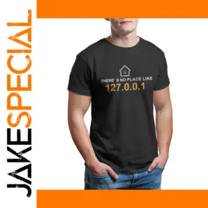 127.0.0 Computer Joke T-Shirt for Men