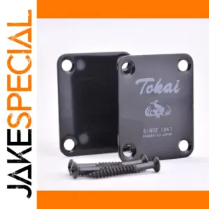Black Neck Joint Plate for Electric Guitar
