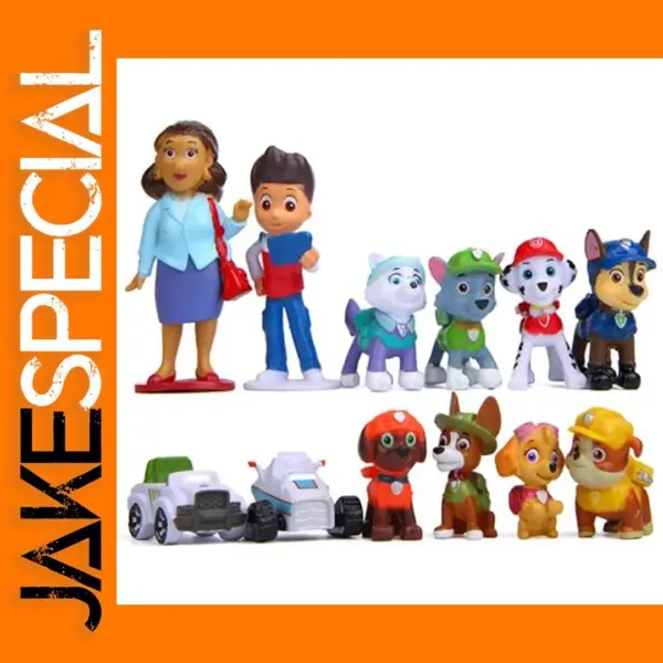 12pcs Paw Patrol PVC Action Figures Set