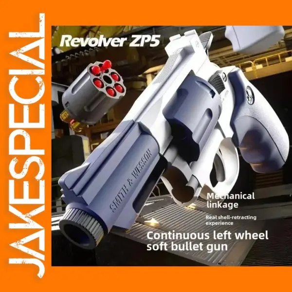 Soft Bullet Toy Gun Ejecting Revolver Set