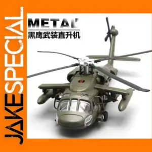 Black Hawk Armed Helicopter Model Toy