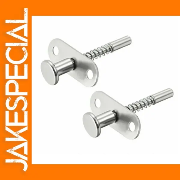 2 Pack 60mm Stainless Steel Plunger Latches