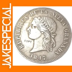 1847 Colombia 16 Pesos Replica Coin