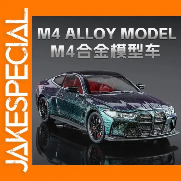 1:24 BMW M4 Diecast Racing Car Model
