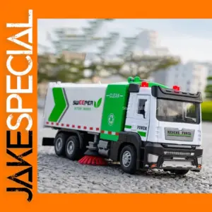 1/32 Diecast City Sanitation Sweeper Toy Model