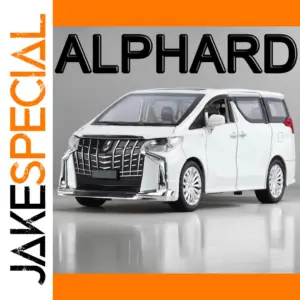 1:32 Scale Alphard Alloy Diecast Model Car