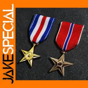 United States Silver & Bronze Star Medal Replica
