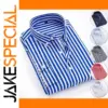 Striped Casual Long Sleeve Shirt for Men