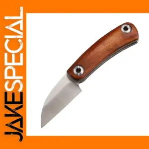 D2 Stainless Steel Folding Knife with Wood Handle