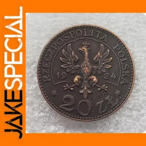 1924 Poland 20 Złotych Replica Coin