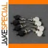 Set of 4 Ukulele Tuning Pegs in Black/White