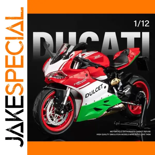 1:12 Ducati 1199 Diecast Alloy Model Motorcycle