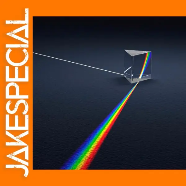 Triangular Glass Prism for Kids Physics Experiments