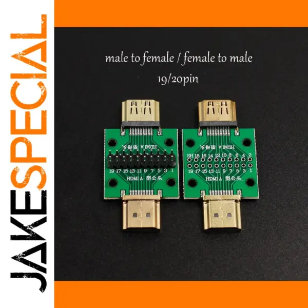 HDMI Male Female Test Board Adapter Kit