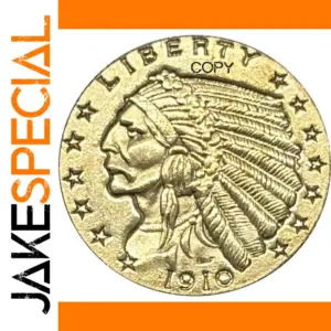 1910 Liberty Eagle Commemorative Coin Replica