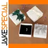 Bow Knot White Jewelry Gift Box 7x7 cm