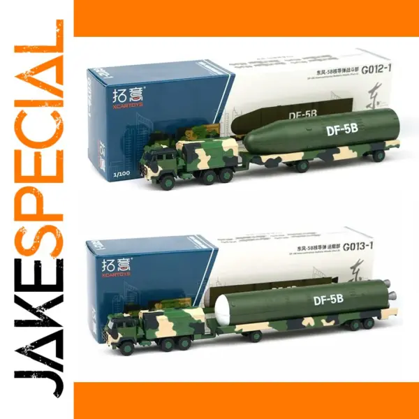 1/100 Scale DF-5B ICBM Alloy Model G012-1 G013-1
