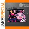 Cute Girl and Cat Mouse Pad for Gaming and Office