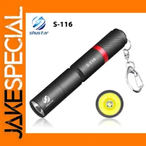 Compact Waterproof LED Flashlight S-116