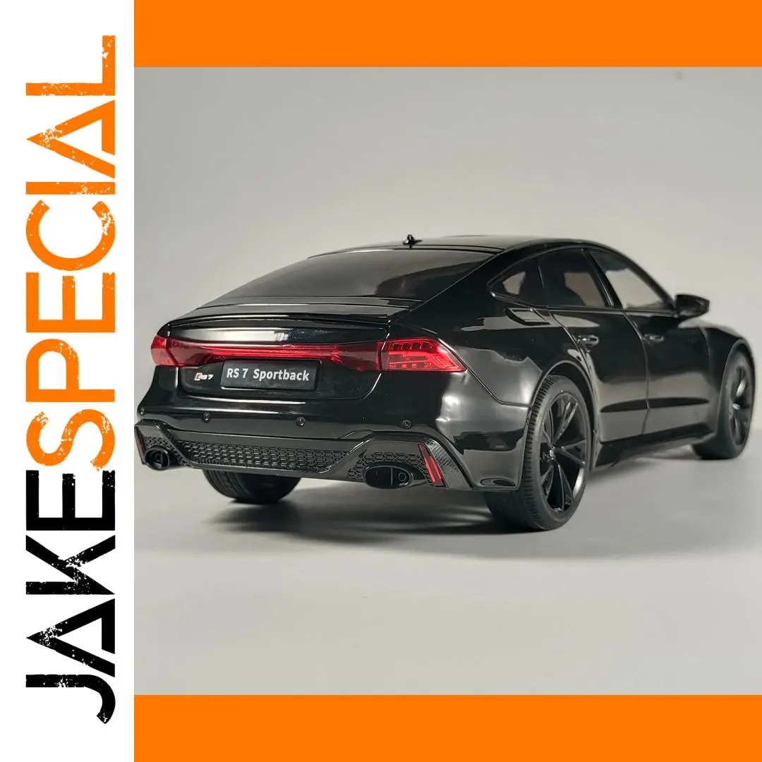 1:18 Scale Black RS7 Sportback Diecast Model 1 1:18 Scale Black RS7 Sportback Diecast Model