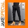 Men's Tapered Cargo Pants with Pockets